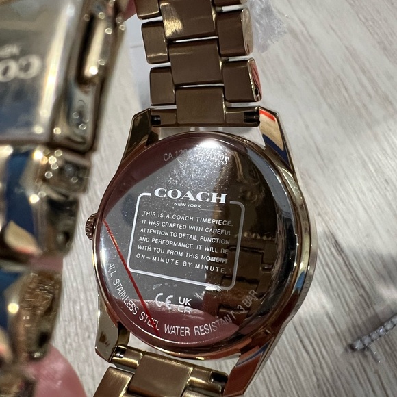 Coach Preston Rainbow Gold Tone Watch NWT - Picture 7 of 12